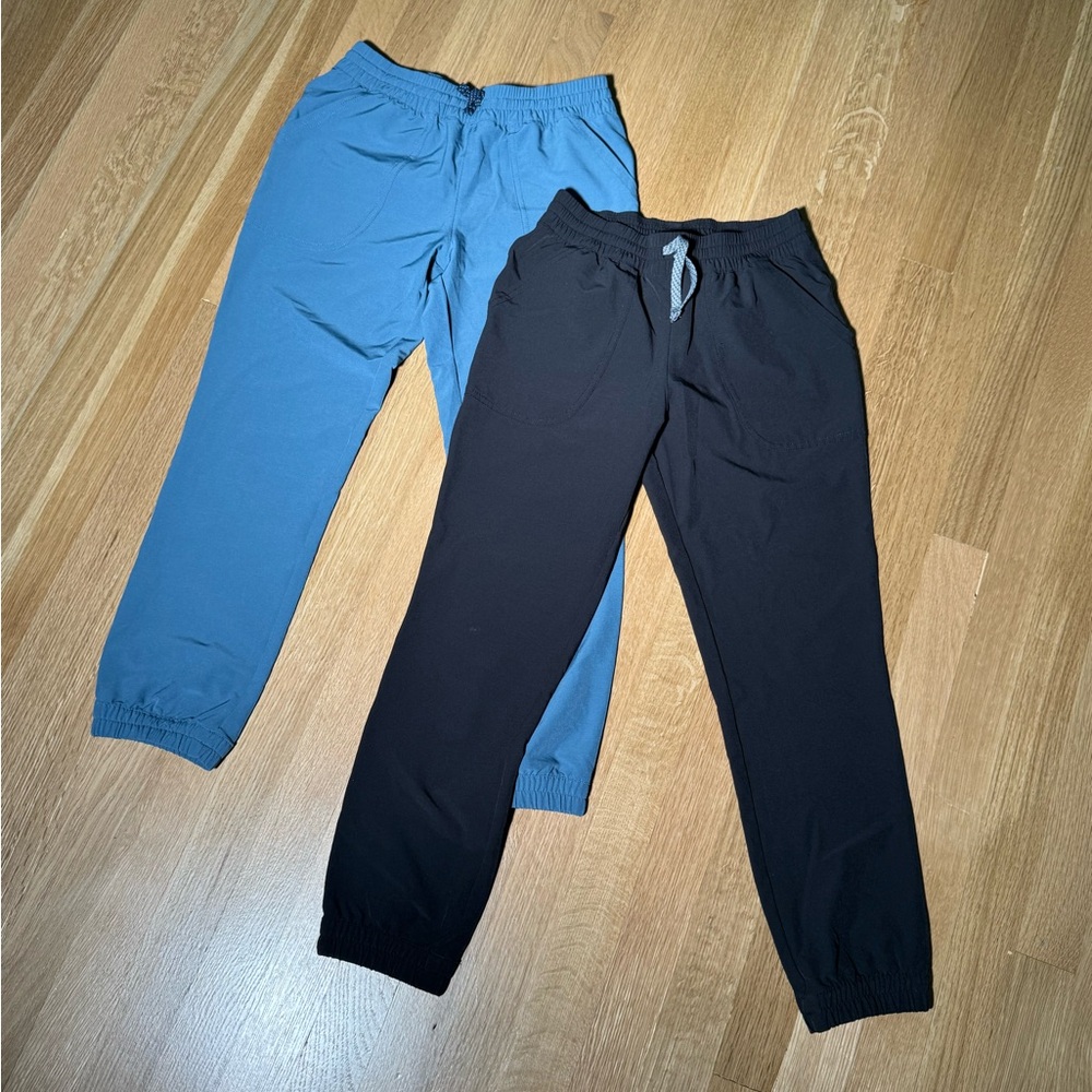 Patagonia Kids Blue and Black Joggers